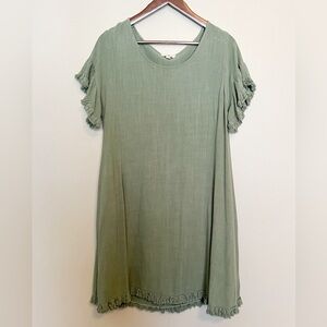 Sage Green Dress- L